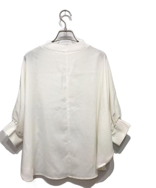 BEARDSLEY（ビアズリー）BEARDSLEY (ビアズリー) ニットコンビブラウス ホワイト サイズ:FREEの古着・服飾アイテム