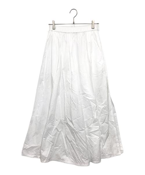 DEUXIEME CLASSE（ドゥーズィエム クラス）Deuxieme Classe (ドゥーズィエム クラス) pleasantly スカート ホワイト サイズ:36の古着・服飾アイテム