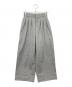 IENA（イエナ）の古着「T/R/W サキソニータックパンツ」｜グレー