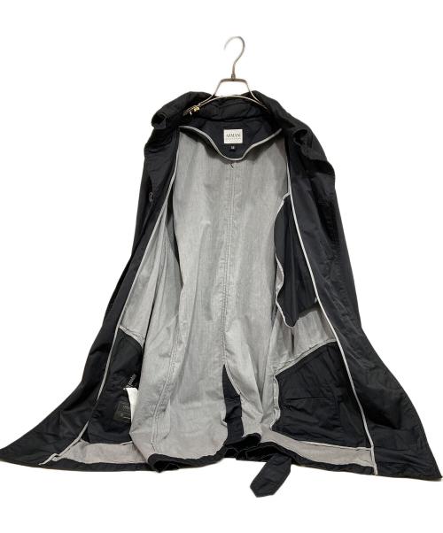 ARMANI COLLEZIONI（アルマーニ コレツィオーニ）ARMANI COLLEZIONI (アルマーニ コレツィオーニ) ナイロンブレンド テックベルテッドコート ブラック サイズ:58の古着・服飾アイテム
