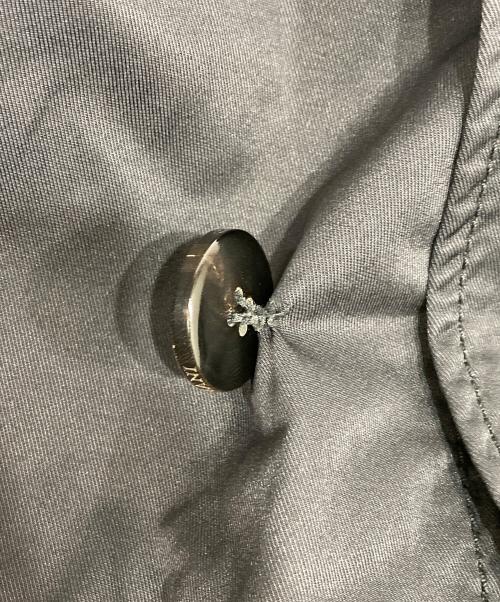 ARMANI COLLEZIONI（アルマーニ コレツィオーニ）ARMANI COLLEZIONI (アルマーニ コレツィオーニ) ナイロンブレンド テックベルテッドコート ブラック サイズ:58の古着・服飾アイテム