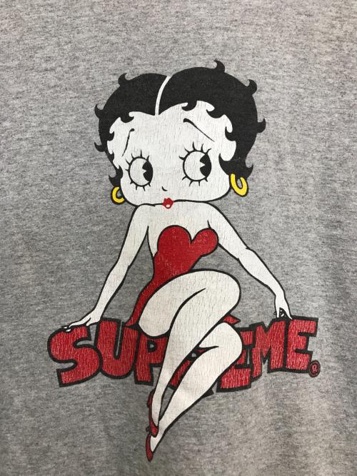 SUPREME（シュプリーム）SUPREME (シュプリーム) betty boop tee グレー サイズ:Mの古着・服飾アイテム
