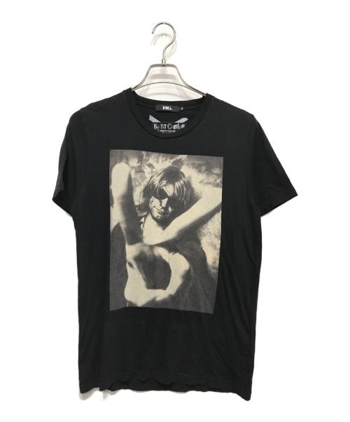 Hysteric Glamour（ヒステリックグラマー）Hysteric Glamour (ヒステリックグラマー) KURT COBAIN Tシャツ ブラック サイズ:Mの古着・服飾アイテム