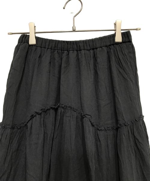 CASA FLINE（カーサフライン）CASA FLINE (カーサフライン) コットンティアードスカート グレー サイズ:FREEの古着・服飾アイテム