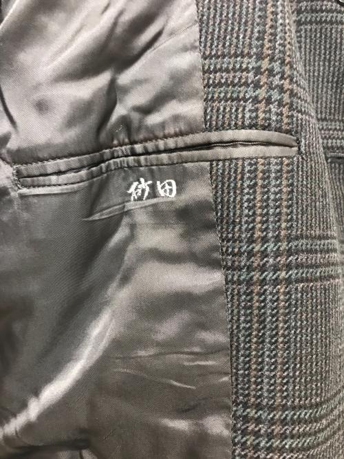 Burberry's（バーバリー）Burberry's (バーバリーズ) チェックステンカラーコート グレー サイズ:-の古着・服飾アイテム