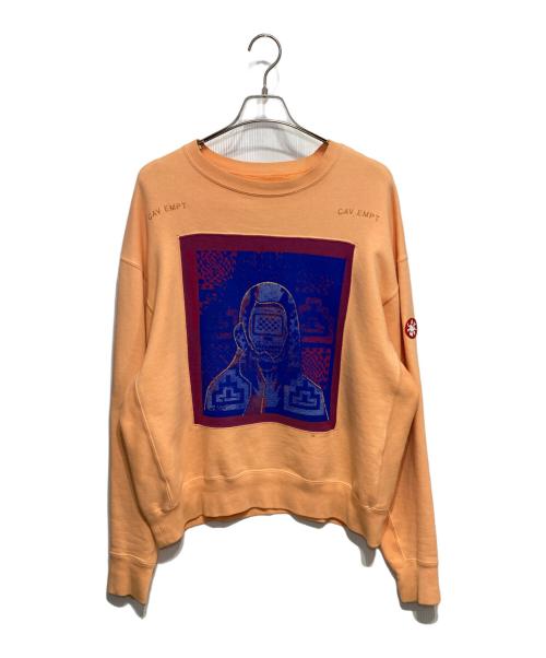 C.E（シーイー）C.E (シーイー) DIAL CUT CREW NECK オレンジ サイズ:Mの古着・服飾アイテム