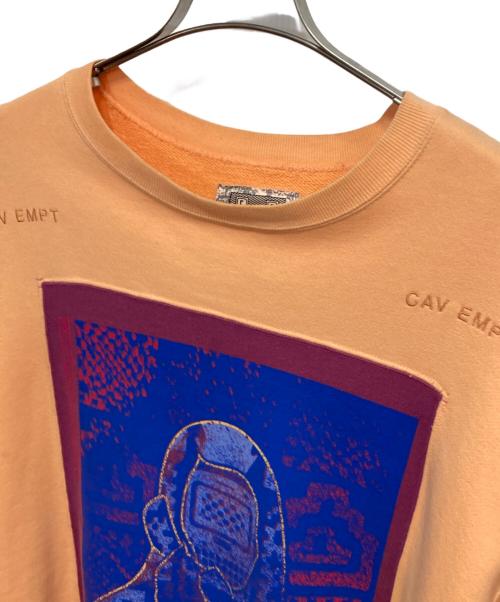 C.E（シーイー）C.E (シーイー) DIAL CUT CREW NECK オレンジ サイズ:Mの古着・服飾アイテム