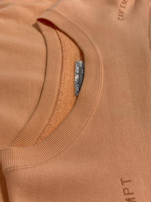 C.E（シーイー）C.E (シーイー) DIAL CUT CREW NECK オレンジ サイズ:Mの古着・服飾アイテム