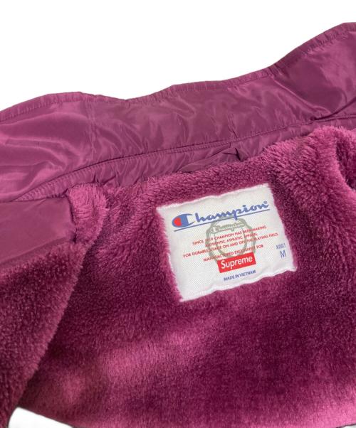Champion（チャンピオン）Champion (チャンピオン) SUPREME (シュプリーム) Label Coaches Jacket パープル サイズ:Ｍの古着・服飾アイテム