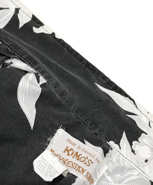 KIMO'S POLYNESIAN SHOP（キモス ポリネシアンショップ） KIMO'S POLYNESIAN SHOP (キモス ポリネシアンショップ) 古着アロハシャツ ブラック サイズ:不明の古着・服飾アイテム