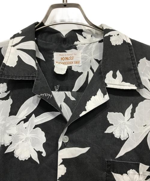 KIMO'S POLYNESIAN SHOP（キモス ポリネシアンショップ） KIMO'S POLYNESIAN SHOP (キモス ポリネシアンショップ) 古着アロハシャツ ブラック サイズ:不明の古着・服飾アイテム