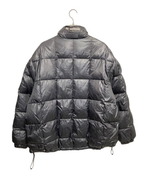 HUF（ハフ）HUF (ハフ) HUF WORLDWIDE 2002 ダウンジャケット ブラック サイズ:XLの古着・服飾アイテム