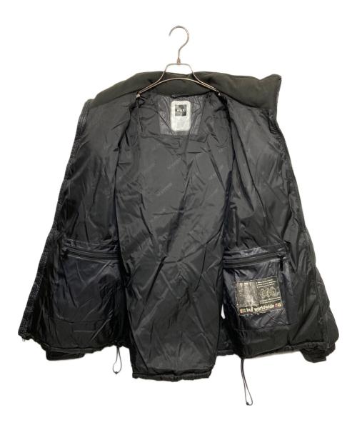 HUF（ハフ）HUF (ハフ) HUF WORLDWIDE 2002 ダウンジャケット ブラック サイズ:XLの古着・服飾アイテム