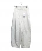 journal standard L'essageジャーナルスタンダード レサージュ）の古着「【AYAKANEKO×L'ESSAGE】コクーンパンツ」｜ホワイト