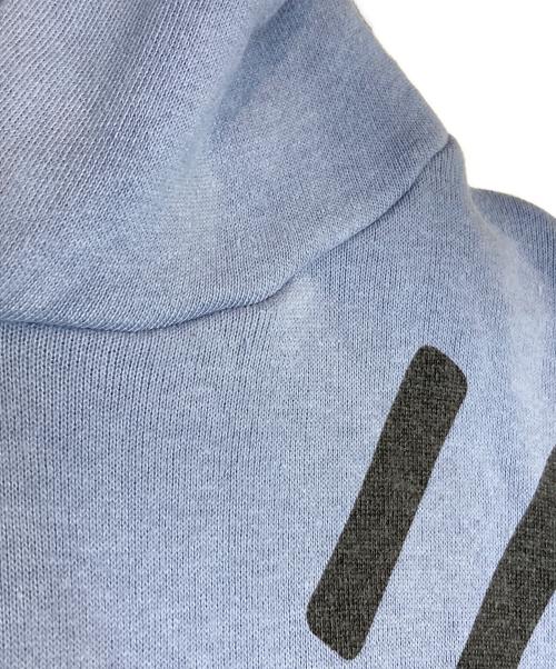 HUMAN MADE（ヒューマンメイド）HUMAN MADE (ヒューマンメイド) ロゴフーディ ブルー サイズ:Lの古着・服飾アイテム