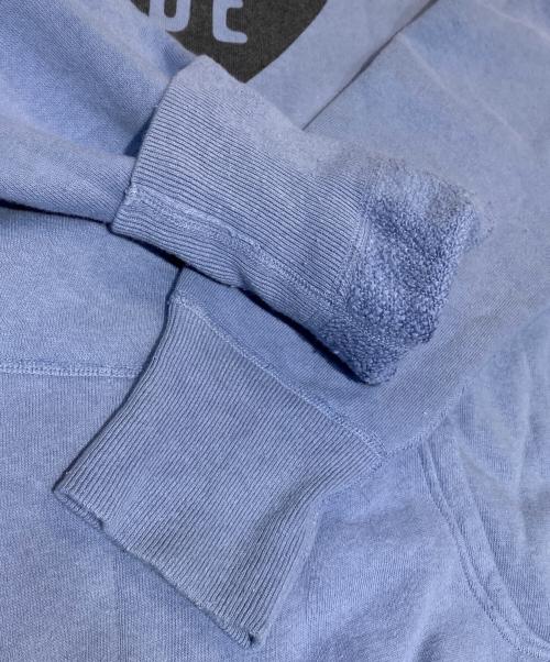 HUMAN MADE（ヒューマンメイド）HUMAN MADE (ヒューマンメイド) ロゴフーディ ブルー サイズ:Lの古着・服飾アイテム