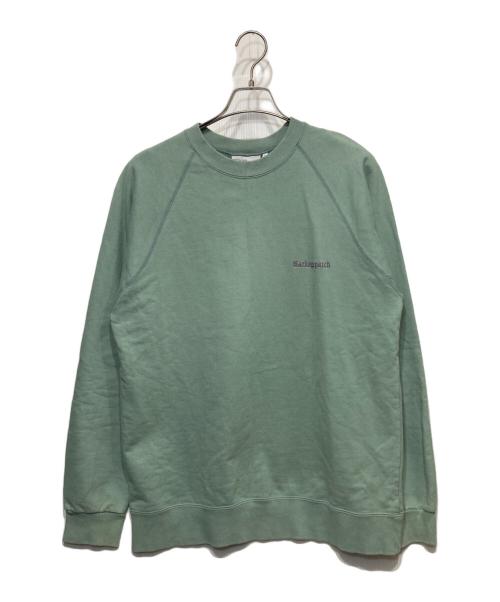 BlackEyePatch（ブラックアイパッチ）BlackEyePatch (ブラックアイパッチ) ラグランスウェット グリーン サイズ:Lの古着・服飾アイテム
