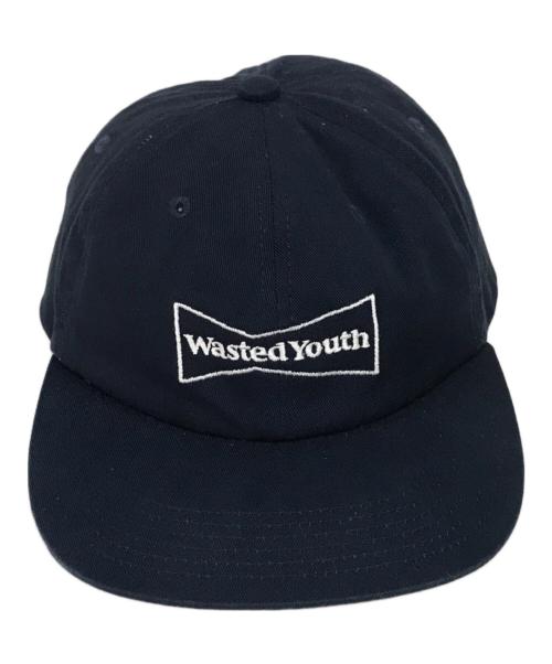 WASTED YOUTH（ウェイステッドユース）WASTED YOUTH (ウエステッド ユース) キャップ ネイビーの古着・服飾アイテム