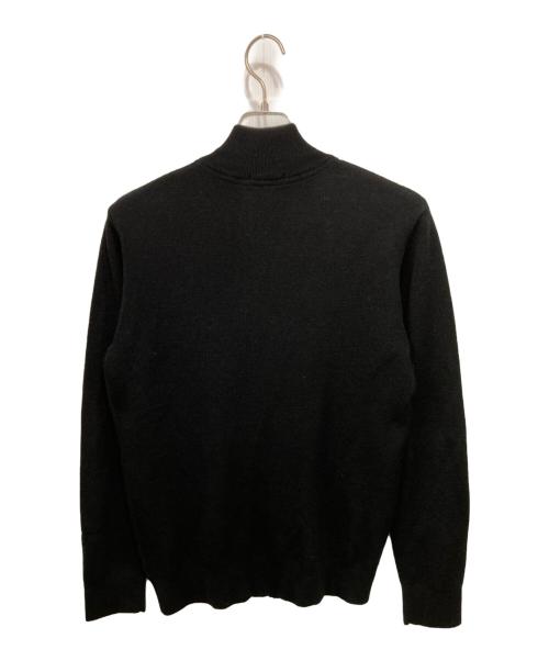 BLACK LABEL CRESTBRIDGE（ブラックレーベル クレストブリッジ）BLACK LABEL CRESTBRIDGE (ブラックレーベル クレストブリッジ) ニットジャケット ブラック サイズ:Mの古着・服飾アイテム