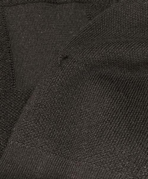 BLACK LABEL CRESTBRIDGE（ブラックレーベル クレストブリッジ）BLACK LABEL CRESTBRIDGE (ブラックレーベル クレストブリッジ) ニットジャケット ブラック サイズ:Mの古着・服飾アイテム