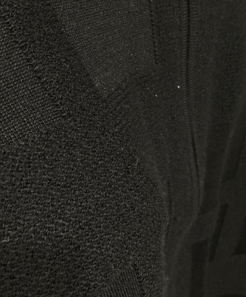 BLACK LABEL CRESTBRIDGE（ブラックレーベル クレストブリッジ）BLACK LABEL CRESTBRIDGE (ブラックレーベル クレストブリッジ) ニットジャケット ブラック サイズ:Mの古着・服飾アイテム