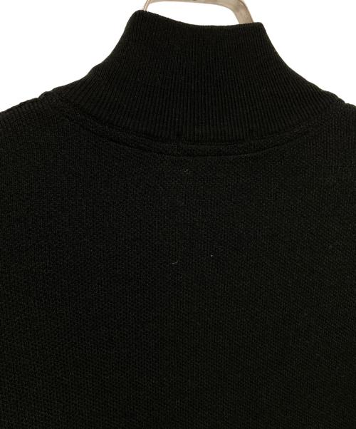 BLACK LABEL CRESTBRIDGE（ブラックレーベル クレストブリッジ）BLACK LABEL CRESTBRIDGE (ブラックレーベル クレストブリッジ) ニットジャケット ブラック サイズ:Mの古着・服飾アイテム