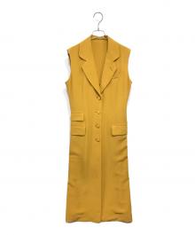 Jean Paul GAULTIER（ジャンポールゴルチェ）の古着「ノースリーブワンピース」｜イエロー