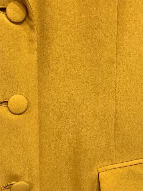 Jean Paul GAULTIER（ジャンポールゴルチェ）Jean Paul GAULTIER (ジャンポールゴルチェ) ノースリーブワンピース イエロー サイズ:40の古着・服飾アイテム