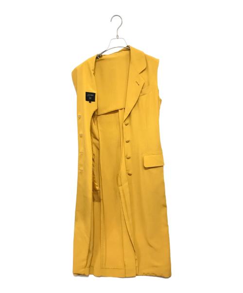 Jean Paul GAULTIER（ジャンポールゴルチェ）Jean Paul GAULTIER (ジャンポールゴルチェ) ノースリーブワンピース イエロー サイズ:40の古着・服飾アイテム