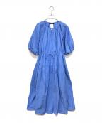 MAX MARA WEEK ENDウィークエンド マックスマーラ）の古着「ティアードワンピース」｜ブルー