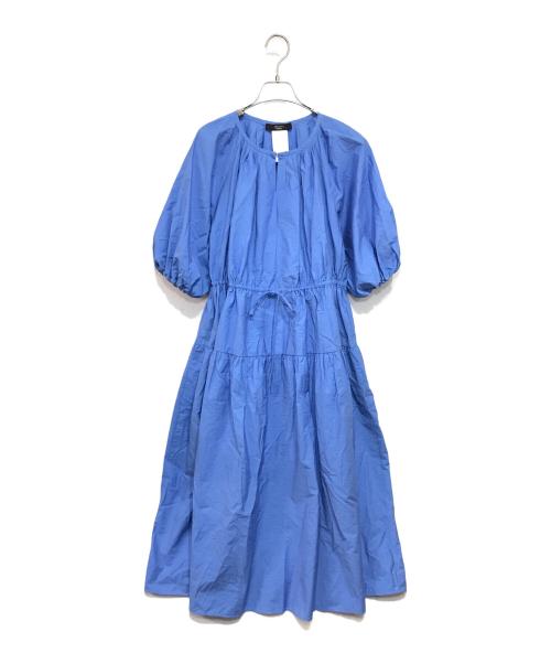 MAX MARA WEEK END（ウィークエンド マックスマーラ）MAX MARA WEEK END (ウィークエンド マックスマーラ) ティアードワンピース ブルー サイズ:36の古着・服飾アイテム