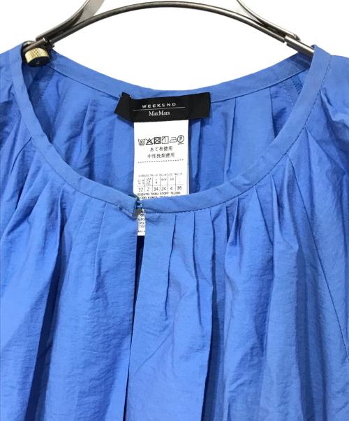 MAX MARA WEEK END（ウィークエンド マックスマーラ）MAX MARA WEEK END (ウィークエンド マックスマーラ) ティアードワンピース ブルー サイズ:36の古着・服飾アイテム