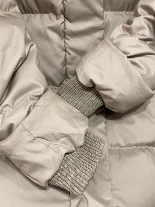 URBAN RESEARCH（アーバンリサーチ）URBAN RESEARCH (アーバンリサーチ) ラビットフードストレッチロングダウン ベージュ サイズ:36の古着・服飾アイテム