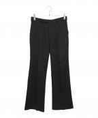 JOHN LAWRENCE SULLIVANジョン ローレンス サリバン）の古着「Amunzen straight trousers」｜ブラック