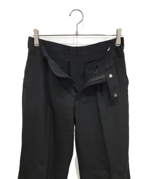 JOHN LAWRENCE SULLIVAN（ジョン ローレンス サリバン）JOHN LAWRENCE SULLIVAN (ジョン ローレンス サリバン) Amunzen straight trousers ブラック サイズ:46の古着・服飾アイテム
