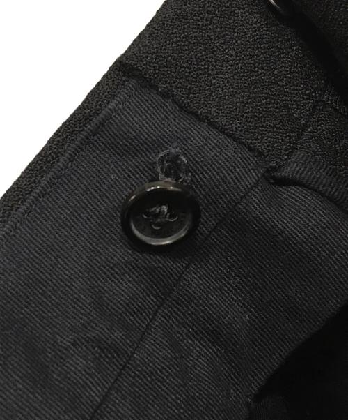 JOHN LAWRENCE SULLIVAN（ジョン ローレンス サリバン）JOHN LAWRENCE SULLIVAN (ジョン ローレンス サリバン) Amunzen straight trousers ブラック サイズ:46の古着・服飾アイテム