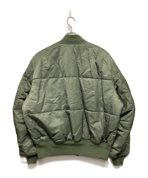 ALPHA（アルファ）ALPHA (アルファ) monkey time別注 MA-1 フライトジャケット グリーン サイズ:XLの古着・服飾アイテム