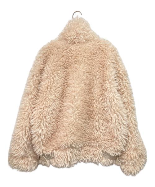 chico（チコ）chico (チコ) スタンドプードルジャケット ベージュ サイズ:Fの古着・服飾アイテム