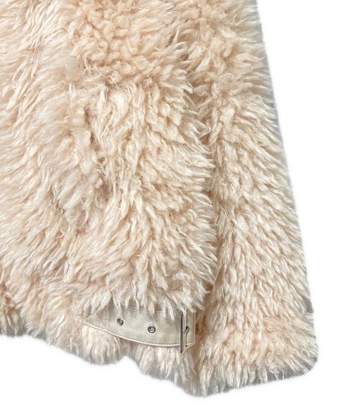 chico（チコ）chico (チコ) スタンドプードルジャケット ベージュ サイズ:Fの古着・服飾アイテム