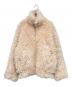 chico（チコ）の古着「スタンドプードルジャケット」｜ベージュ