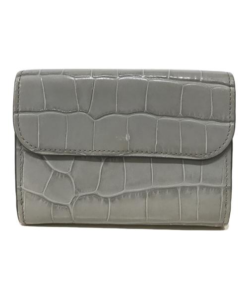 Chloe（クロエ）Chloe (クロエ) トリフォールドウォレット グレーの古着・服飾アイテム