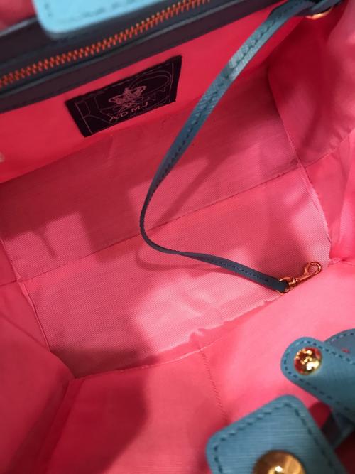 A.D.M.J.（エーディーエムジェイ）A.D.M.J. (エーディーエムジェイ) 2WAYバッグ ブラックの古着・服飾アイテム