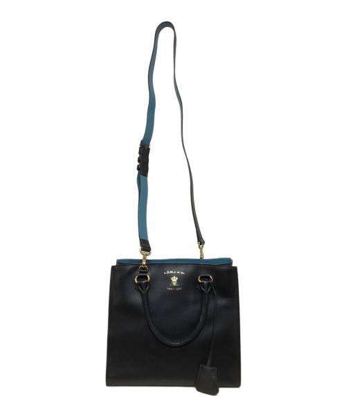 A.D.M.J.（エーディーエムジェイ）A.D.M.J. (エーディーエムジェイ) 2WAYバッグ ブラックの古着・服飾アイテム