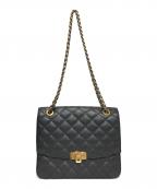 CHARLES & KEITHチャールズアンドキース）の古着「クレシダ キルト ショルダーバッグ」｜ブラック