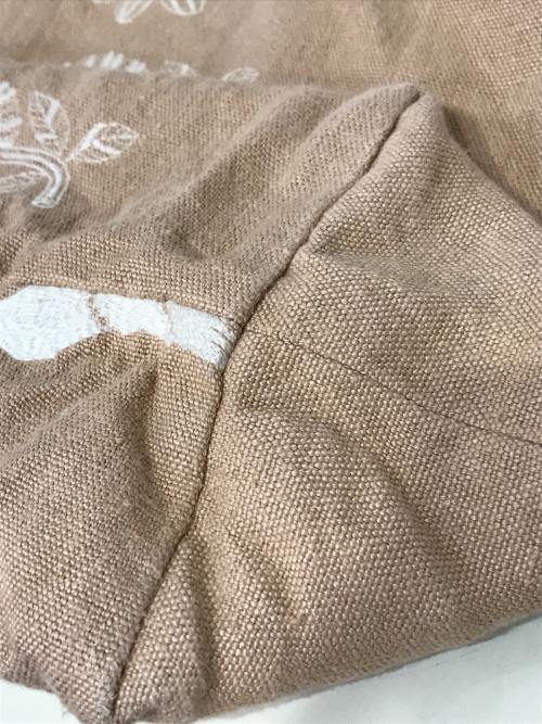 mina perhonen（ミナ ペルホネン）mina perhonen (ミナ ペルホネン) パニーニバッグ ベージュの古着・服飾アイテム