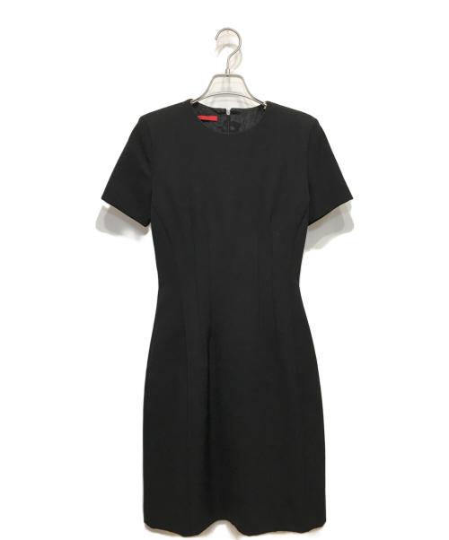 PRADA（プラダ）PRADA (プラダ) 半袖ワンピース ブラック サイズ:40の古着・服飾アイテム