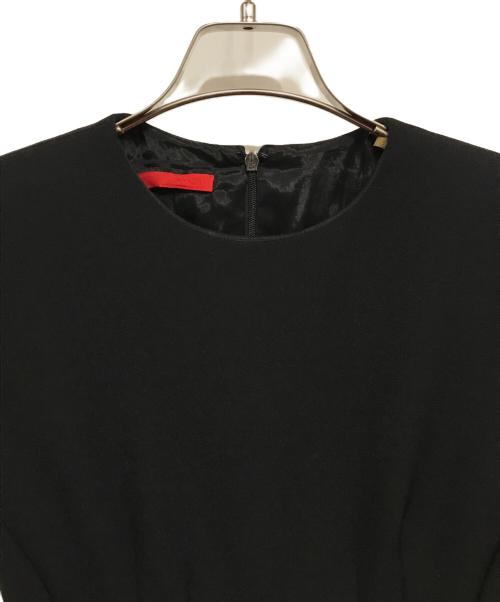 PRADA（プラダ）PRADA (プラダ) 半袖ワンピース ブラック サイズ:40の古着・服飾アイテム