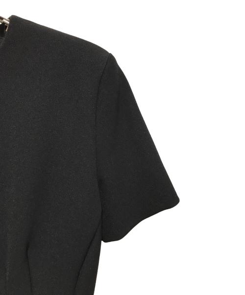 PRADA（プラダ）PRADA (プラダ) 半袖ワンピース ブラック サイズ:40の古着・服飾アイテム