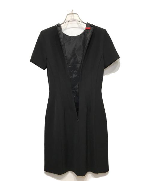 PRADA（プラダ）PRADA (プラダ) 半袖ワンピース ブラック サイズ:40の古着・服飾アイテム