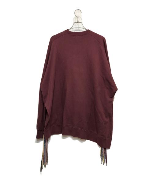 AMBUSH（アンブッシュ）AMBUSH (アンブッシュ) Logo Print Sweatshirt ボルドー サイズ:Mの古着・服飾アイテム